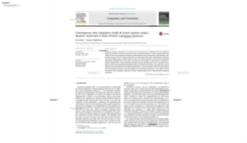 Contemporary time integration model of atomic systems using a dynamic framework of finite element Lagrangian mechanics